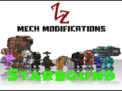 Видео: Starbound Мод Часть 32 ZZ Mech Modifications