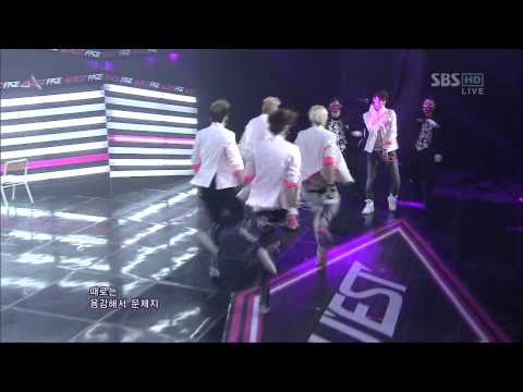 Видео: NU'EST [I'm Sorry / FACE] @SBS Inkigayo Популярная песня 20120318