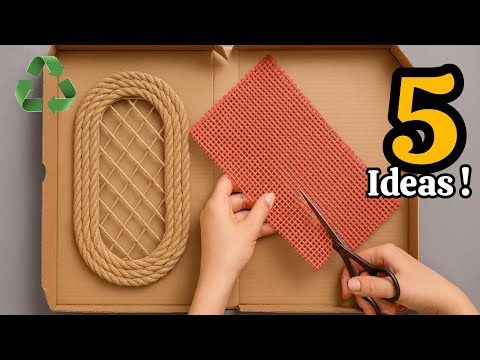 Видео: Когда картон превращается в золото: 😱♻️5 невероятных поделок!