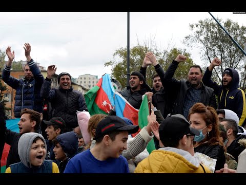 Видео: Қуанған Әзербайжан, күңіренген Армения - AzatNEWS 10.11.2020