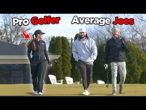 Видео: Может ли профессиональный гольфист LPGA победить двух средних игроков в гольф?