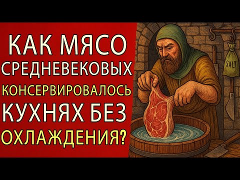Видео: Как консервировалось мясо в средневековых кухнях без охлаждения?