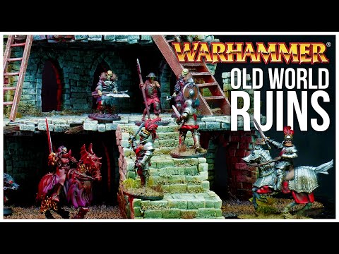 Видео: Территория Warhammer Fantasy Ruins вдохновлена ​​миниатюрами, напечатанными на 3D-принтере
