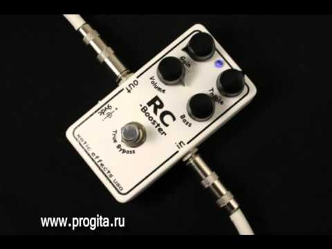Видео: Xotic RC Booster гитарная педаль -- бустер / грелка High Quality Demo