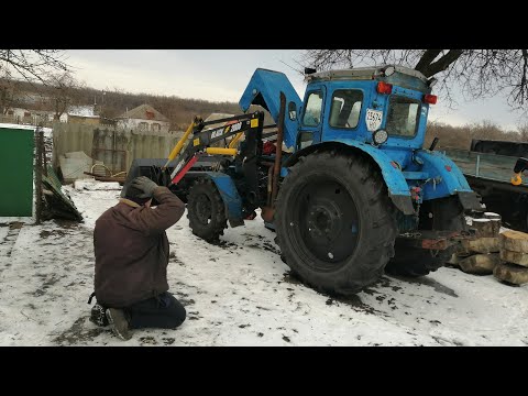 Видео: Трактор Т-40АМ з Куном поставив на коліна...