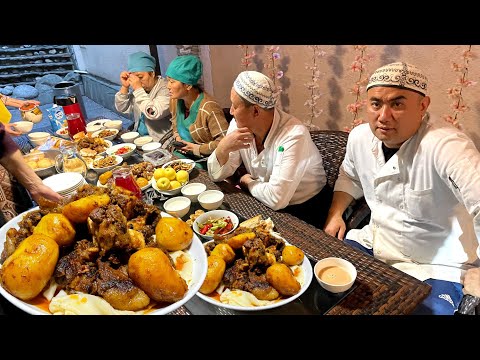 Видео: НАШУМЕВШИЙ ИФТАР, ТУШЁНАЯ ГОВЯДИНА С КАРТОШКОЙ, НАКОРМИЛИ ВСЕХ