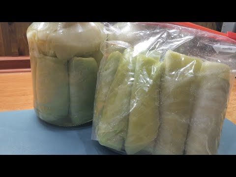 Видео: Заготовляю листя КАПУСТИ на зиму.  2  - найкращі способи. 