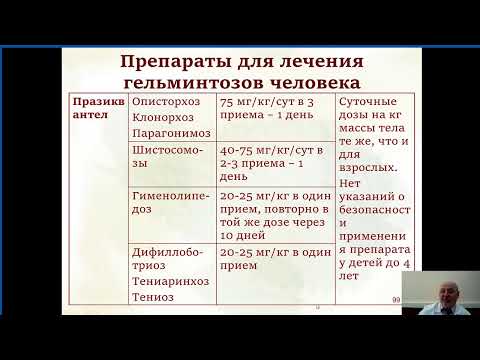 Видео: ГЕЛЬМИНТОЗЫ (эпидемиология и профилактика)