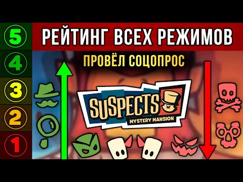 Видео: Тир лист всех игровых режимов в Suspects. Оцениваем вместе с подписчиками