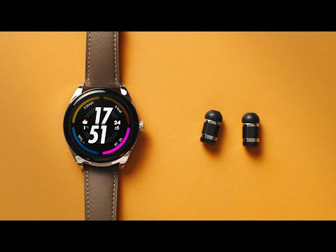 Видео: Обзор Huawei Watch Buds — часы со встроенными наушниками