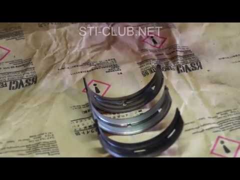 Видео: Секреты сборки ДВС SUBARU. Обзор вкладышей.