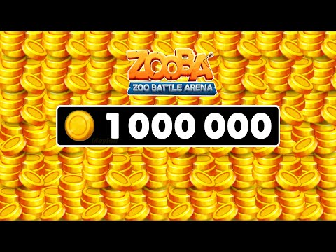 Видео: ТРАТИМ 1 МИЛЛИОН МОНЕТ В ZOOBA! ПРОКАЧКА НА 1 000 000 ЗОЛОТА В ЗУБЕ! Zooba