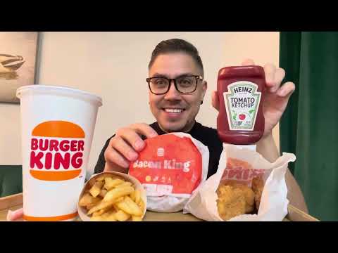 Видео: Мукбанг 🍁 Американский фастфуд 🍔 Бургер Кинг 🍁 Жор - обжор 🤪