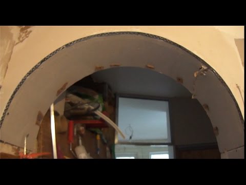 Видео: Как гнуть гипсокартон для арки за 10 минут. Результат запечатлен.
