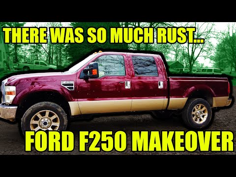 Видео: Полная покраска кузова за 12 минут — ремонт и покраска ржавчины Ford F250