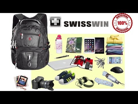 Видео: Офигенный фирменный рюкзак Swisswin. Отличное качество и цена!