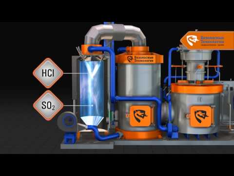 Видео: Инсинератор КТО-200.Ц. Утилизация жидких отходов