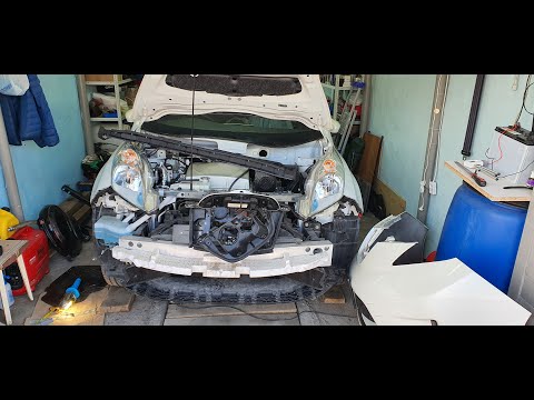 Видео: Как я китайский фен в Nissan Leaf AZE0 2016 г. 30 кВт устанавливал :)