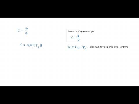 Видео: 23.10.2024 Лекція: Обчислення електроємності за допомогою теореми Гаусса. Конденсатори.