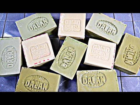 Видео: ASMR soap cutting. Резка сухого мыла