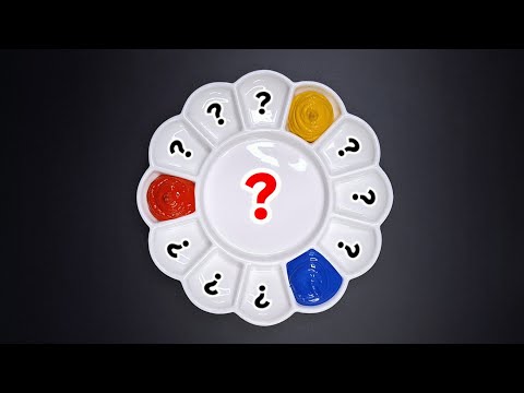 Видео: Смешиваем 10 цветов, используя всего 3 основные | Удовольствие от смешивания цветов || Art Tenka