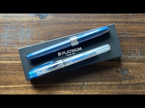Видео: Перьевые ручки Platinum Preppy и Platinum Plaisir (и котики)