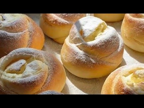 Видео: Булочки С Нежной Творожной Начинкой 