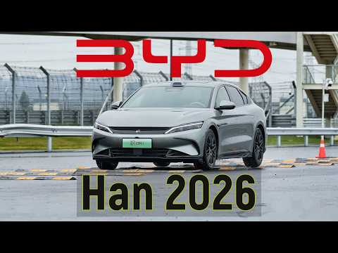 Видео: BYD Han 2026: 1560 км на одном баке – удар по конкурентам!