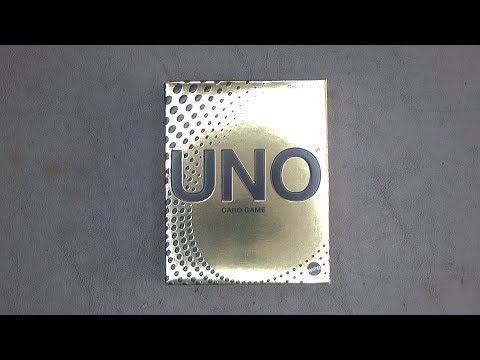 Видео: Открытие карточной игры UNO Gold Edition