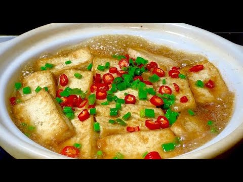 Видео: Запеканка из тофу вкусная, стоимость менее 5 юаней, не жареная и не жареная во фритюре, пи