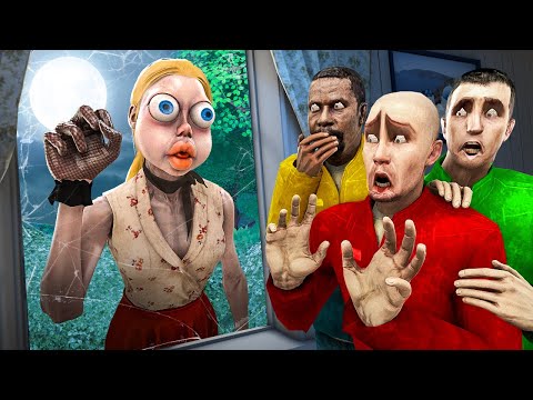 Видео: НЕ ОТКРЫВАЙ ДВЕРЬ! ЕСЛИ УВИДИШЬ СТРАШНУЮ СОСЕДКУ, СРОЧНО БЕГИ! УГАР И БЕЗУМИЕ В Garry`s Mod