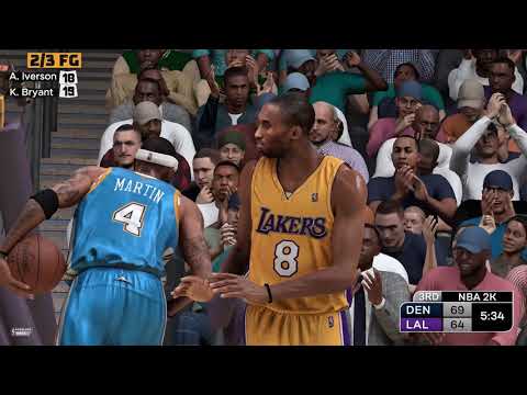 Видео: Битва за очки 05' Кобе против Денвера AI