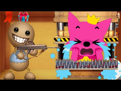 Видео: Pinkfong против Buddy против Horror MACHINE PRESS | Kick The Buddy