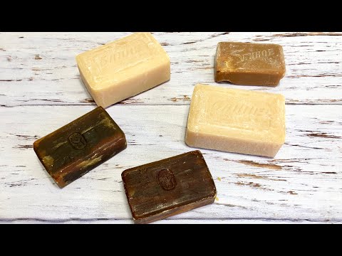 Видео: ASMR Soap/ cutting old and very dry soap/ резка сухого ретро мыла