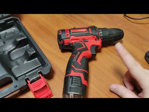 Видео: Короткий осмотр дрель-шуруповерта Mudyvel Cordless Drill 16.8v