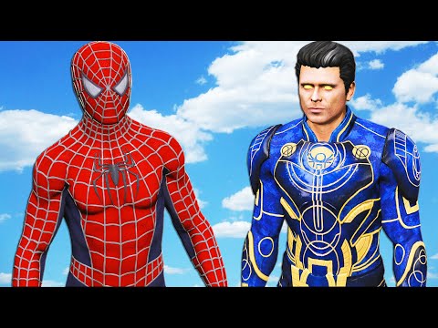 Видео: Человек-паук против Икариса (Вечные) - Эпическая битва