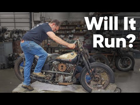 Видео: Сможем ли мы реанимировать этот РЕДКИЙ гоночный Harley-Davidson, найденный в амбаре?