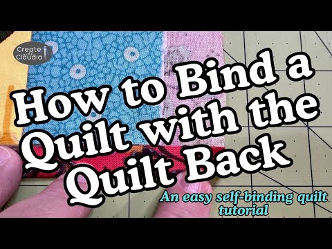 Видео: Как сшить одеяло с изнаночной стороны — простое руководство и получить скошенные углы