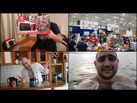 Видео: Nintendo Switch Unboxing | Comic Con Солун | Влог