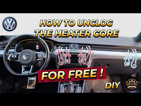 Видео: Как прочистить радиатор печки Volkswagen Passat B8 Audi Skoda Seat VAG