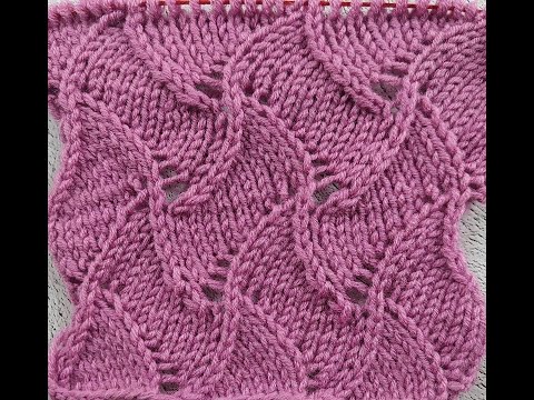 Видео: Этот КРАСИВЫЙ УЗОР не всем поддаётся, но если вязать по КРУГУ, то справится и новичок. )))