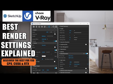 Видео: Лучшие настройки рендера | От новичков до профессионалов | V-Ray для SketchUp #vray #3d