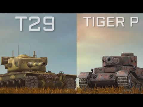 Видео: ЧТО ЛУЧШЕ Т29 или ТИГР П Wot BLITZ