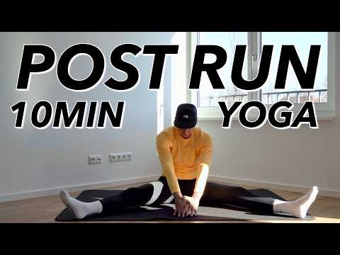 Видео: 10-МИНУТНАЯ РАСТЯЖКА ЙОГИ ПОСЛЕ ПРОБЕЖКИ