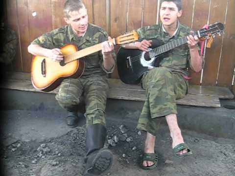 Видео: Розовый вечер - Армейская песня под гитару