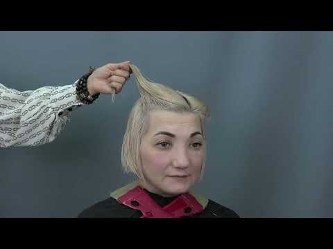 Видео: Ещё одна вариация стрижки боб от Ольги Мухиной