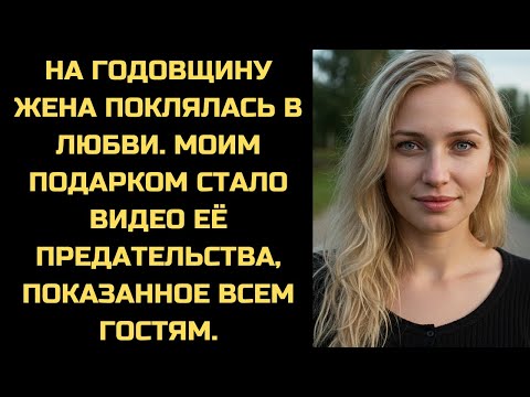 Видео: На юбилее свадьбы я попросил её повторить клятвы.После её 'да' я показал всем гостям видео её измены