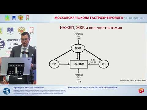 Видео: Буеверов Алексей Олегович Билиарный сладж  болезнь или эпифеномен