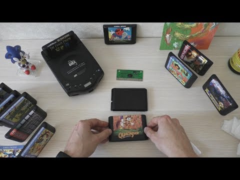 Видео: Наклейки для Картриджей SEGA