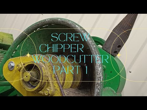 Видео: screw chipper - woodcutter part 1/гілкоріз - дровокол частина 1